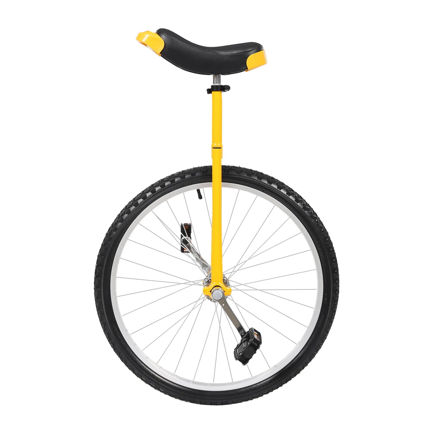 24” Outdoor Unicycle – Adjustable Height One-Wheel Bike with Leakproof Tire for Fitness & Fun