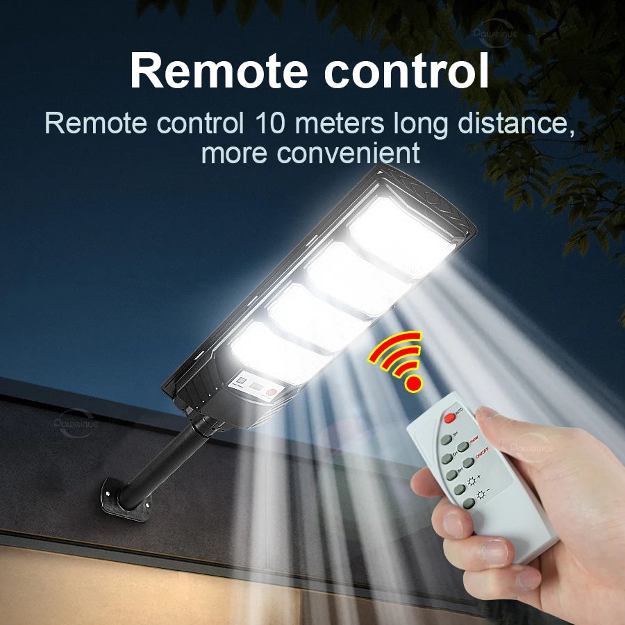 💡 500,000LM Solar LED Street Light – Ultra Bright Outdoor Motion Sensor Lamp