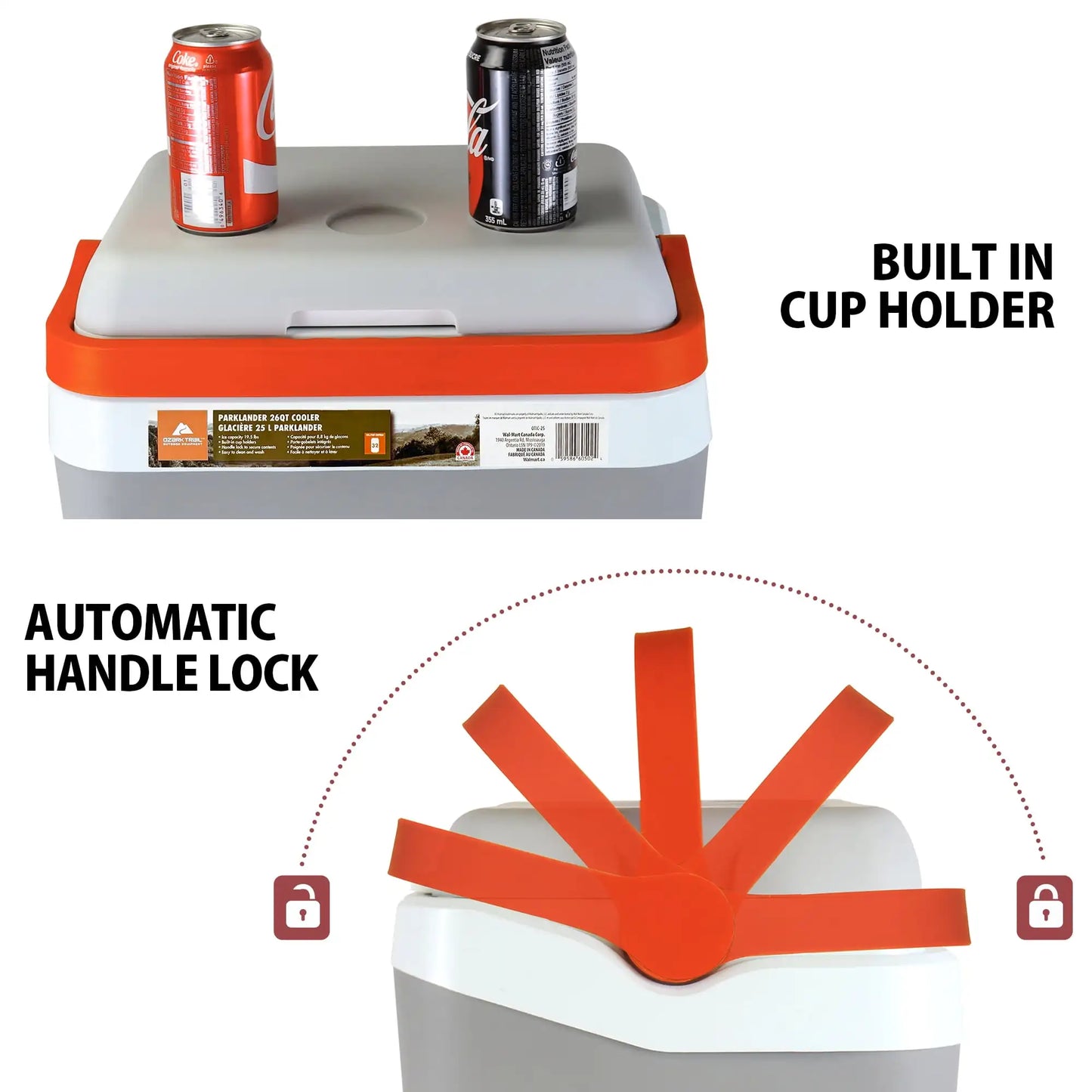 π§ 26 QT Hard-Sided Portable Ice Chest Cooler β 25L, 32-Can Capacity (Grey)
Rugged β’ Reliable β’ Ready for Any Adventure