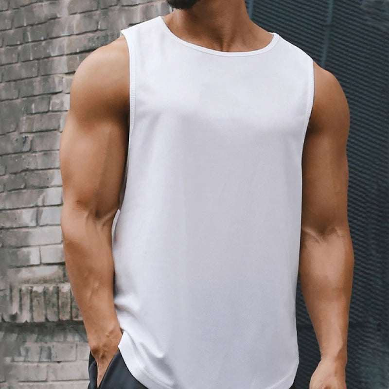 Men’s Gym Tank Top – Quick-Dry Sleeveless Training Shirt for Fitness, Running & Bodybuilding
