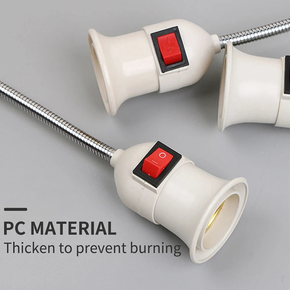 š” Direct Plug-In E27 Lamp Holder with Switch
