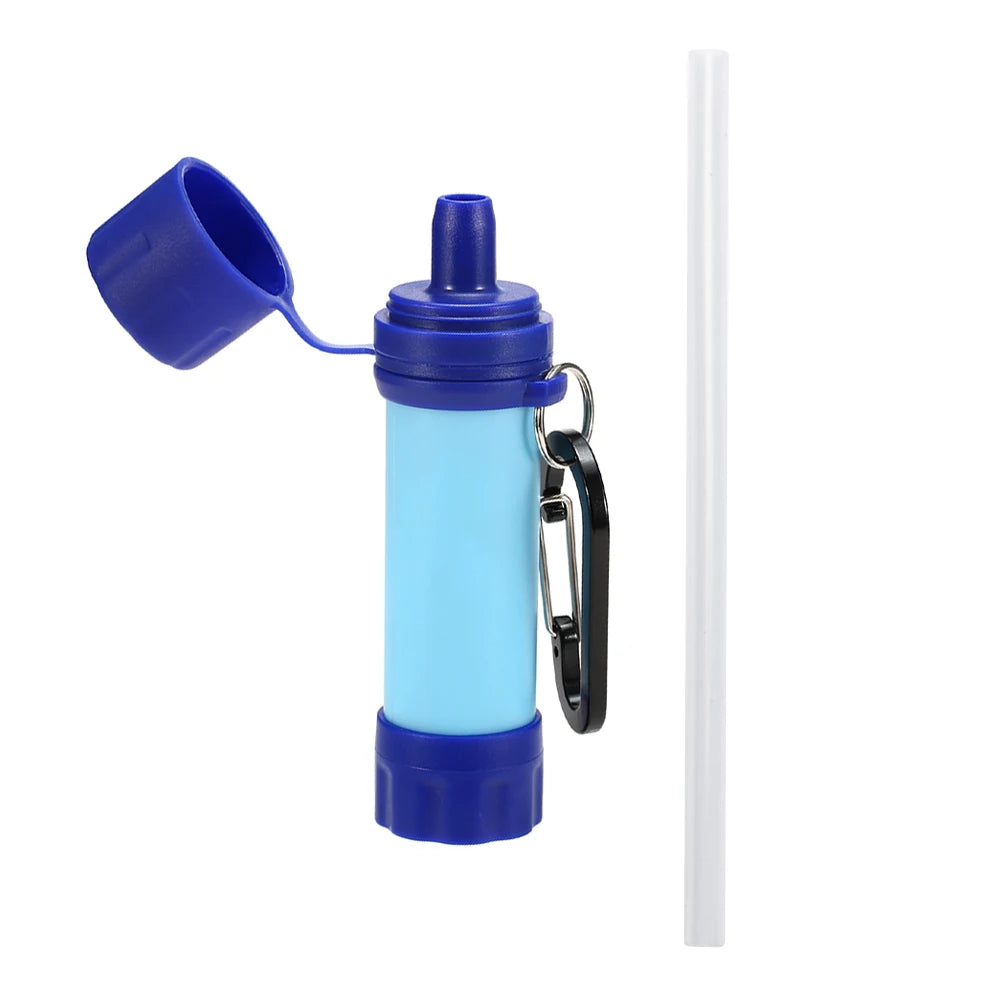 ABS Camping Water Filter Straw Kit – Professional Outdoor Water Purifier System for Emergency Survival & Hiking