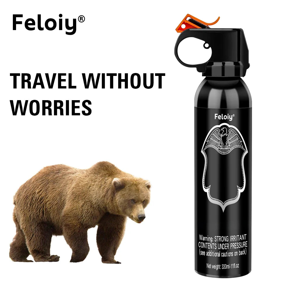 330ml Bear Spray – Compact & Powerful Wildlife Deterrent for Camping, Hiking & Outdoor Safety