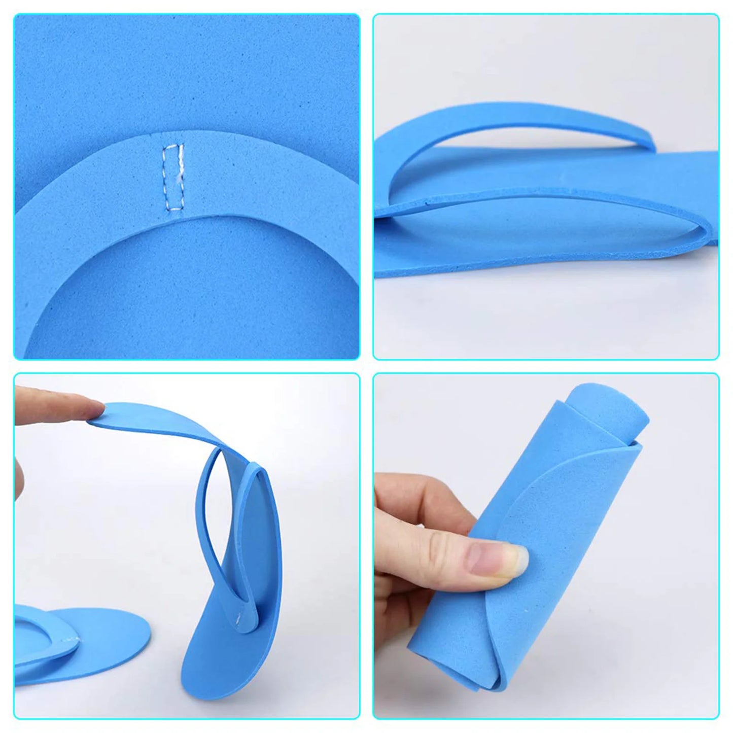 Disposable Foam Pedicure Slippers – Multi-Color Spa Flip Flops for Women, Ideal for Nail Salons & At-Home Use