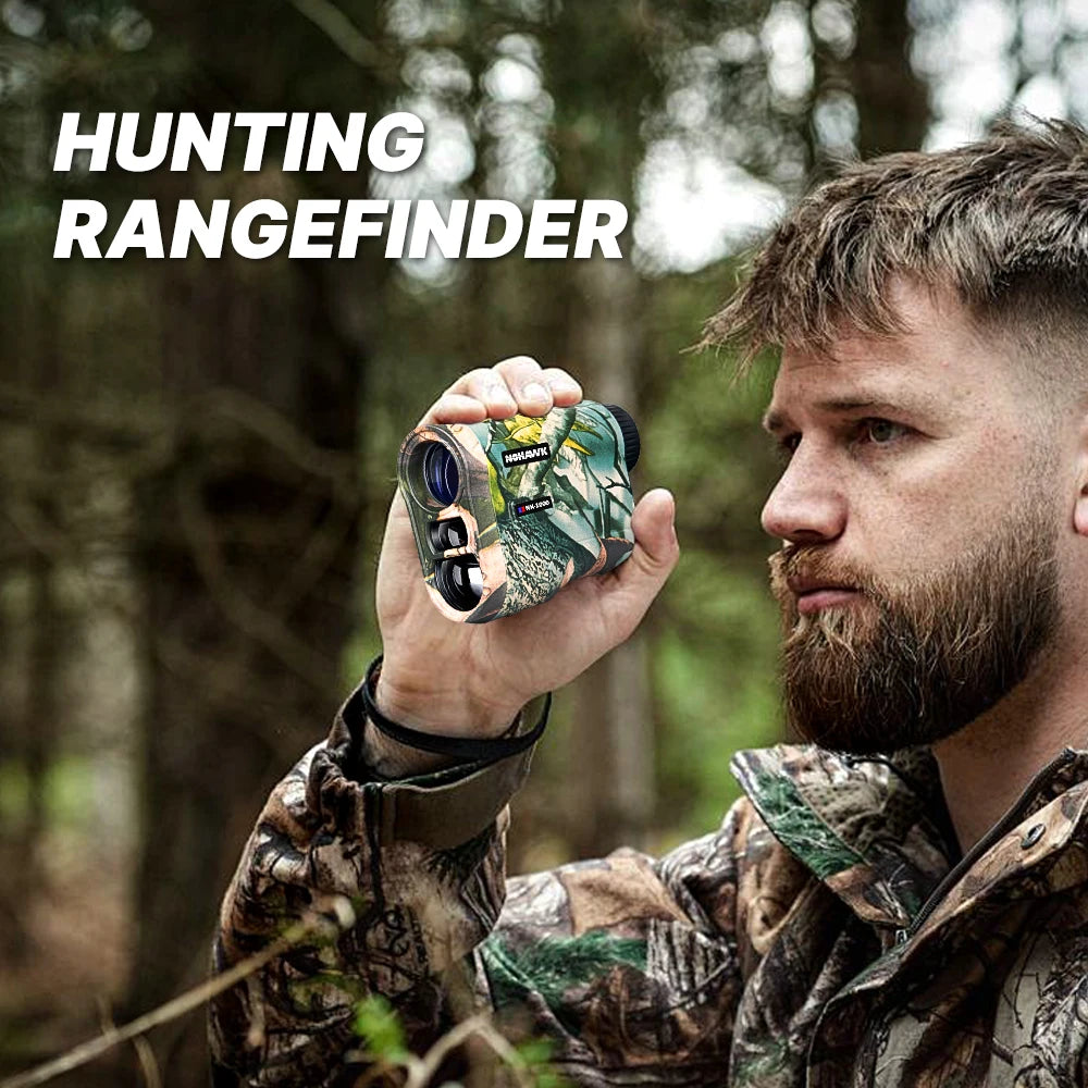 1000M Multifunctional Hunting Rangefinder – USB-C Rechargeable Monocular Telescope for Hunting & Golf