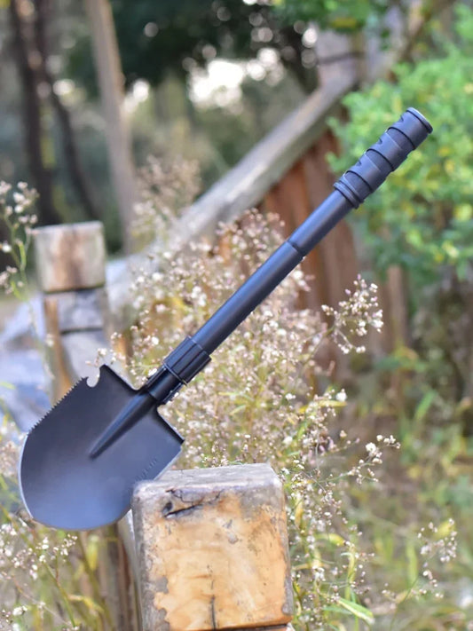 Heavy-Duty Folding Survival Shovel – All-Steel Multi-Tool for Camping, Cars & Emergencies
