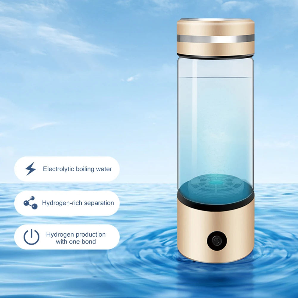 330ml Portable Hydrogen Water Generator Cup – Ionizer & Filter for Hydrogen-Rich Antioxidant Water