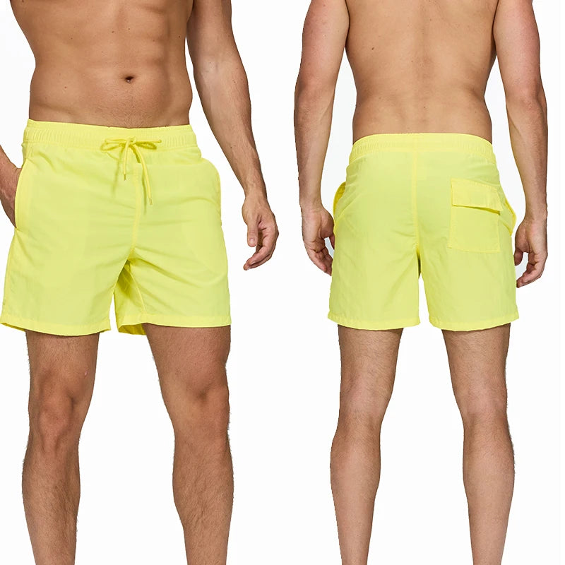 DATIFER 2025 Men’s Surf Board Shorts – Breathable Nylon Swim Trunks with Mesh Liner for Beach, Sport & Swim