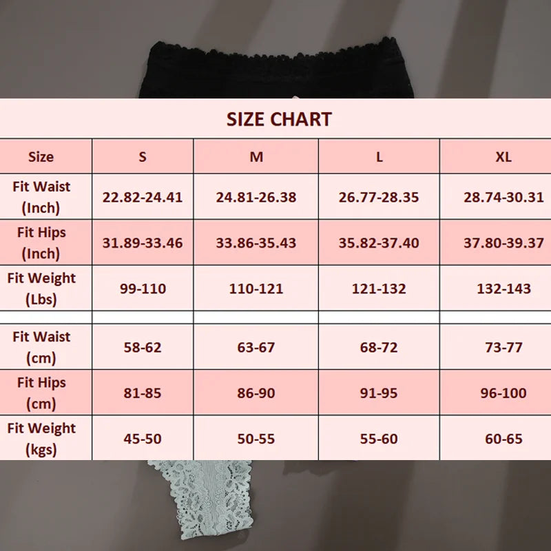 5Pcs Women’s Cotton Lace Panties Set – Soft Floral Patchwork Briefs Underwear Lingerie (S-XL)