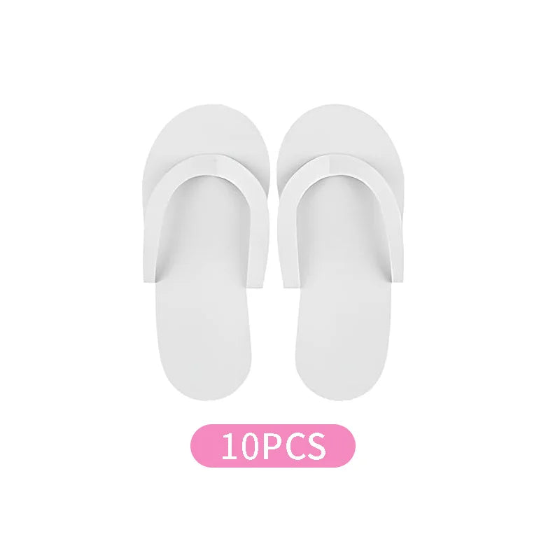 Disposable Foam Pedicure Slippers – Multi-Color Spa Flip Flops for Women, Ideal for Nail Salons & At-Home Use