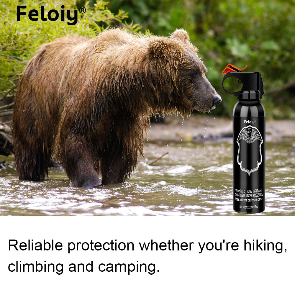 330ml Bear Spray – Compact & Powerful Wildlife Deterrent for Camping, Hiking & Outdoor Safety