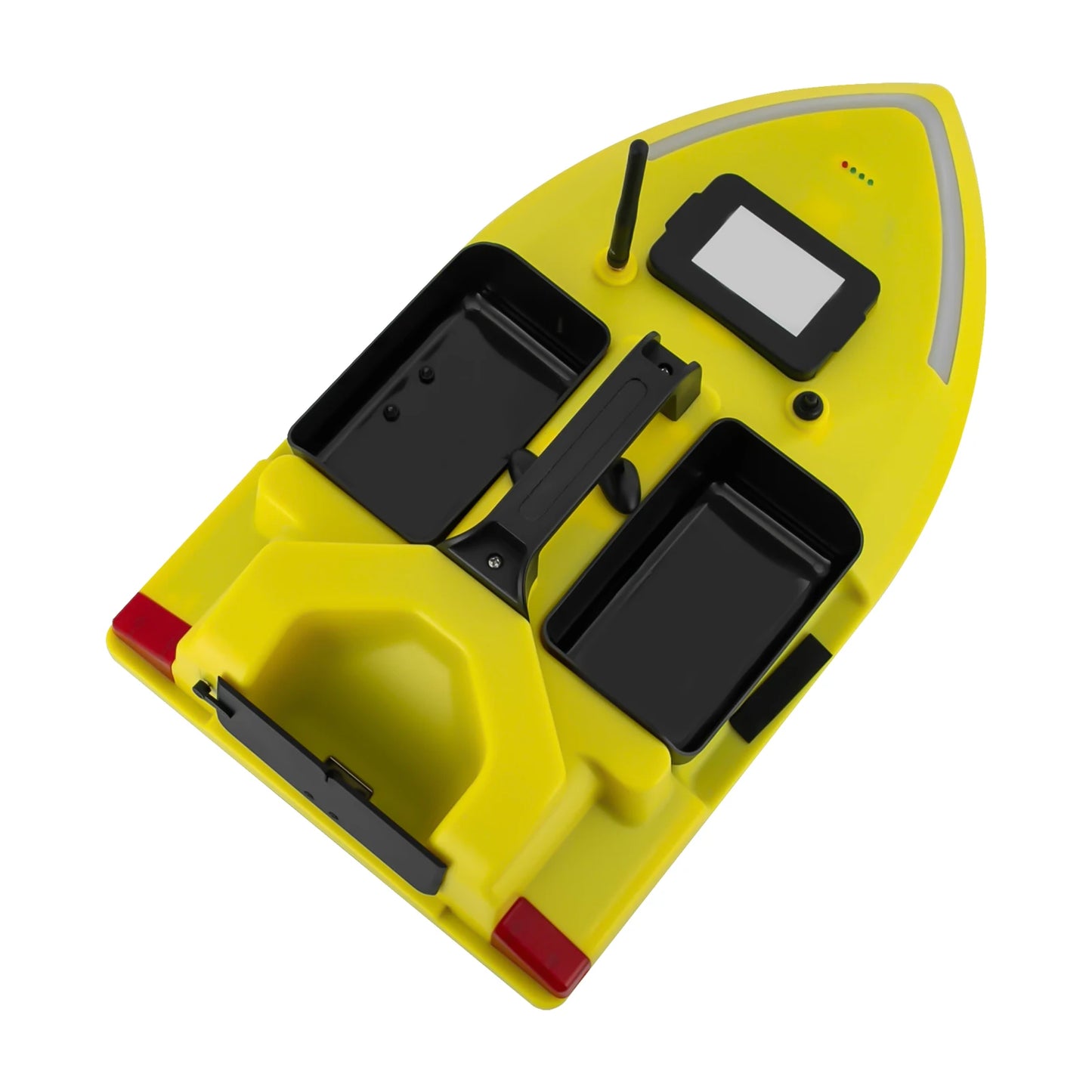 Rechargeable GPS Bait Boat 40 Positioning Points 500m Remote Control Fishing Bait Thrower Boat with 1 Battery and 1 Charger