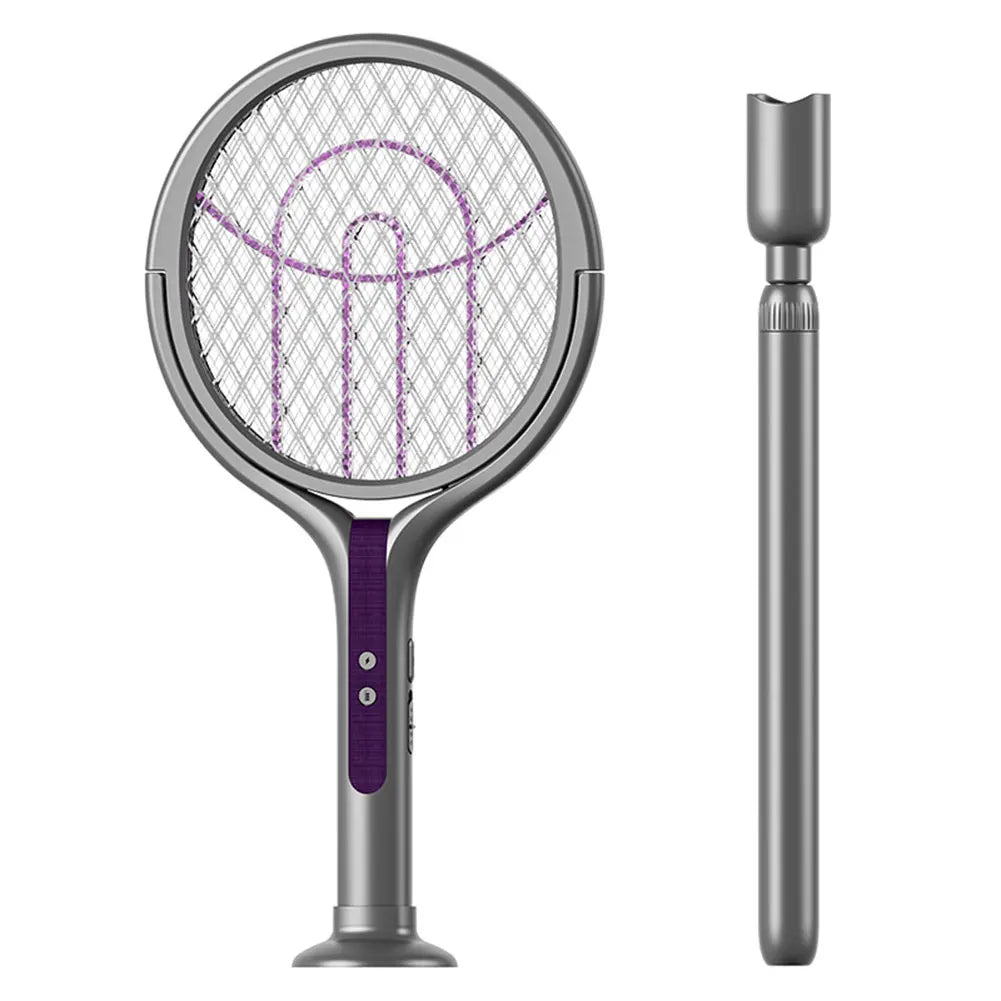 Multifunctional Mosquito Killer Lamp – Retractable & Rotatable USB Rechargeable Swatter with LED Light