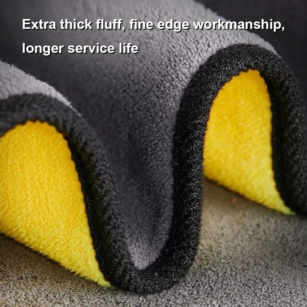 🧽 5Pcs Premium Microfiber Car Wash Towels
30x30cm / 60x30cm | Ultra-Soft | Scratch-Free | High-Absorbency