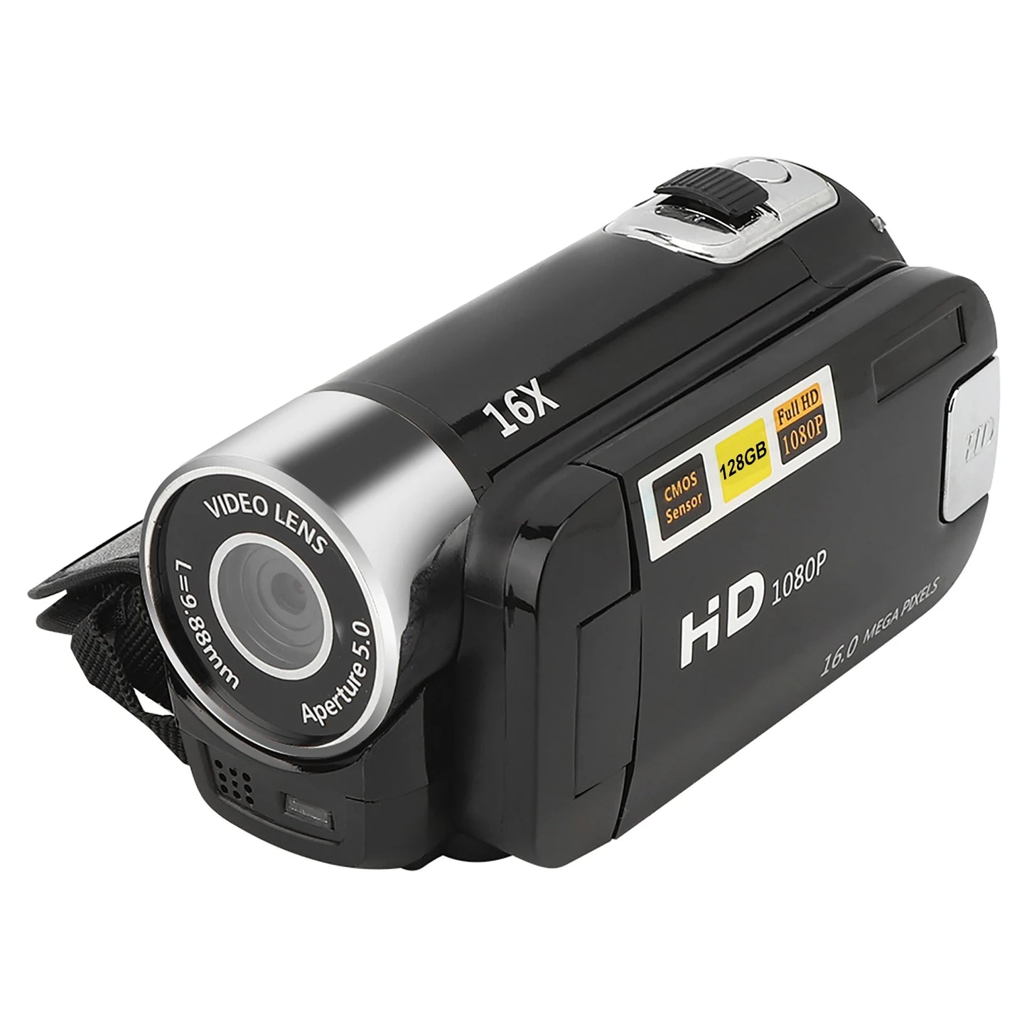 📷 DH‑90 HD Digital Camcorder – 16X Zoom, 2.7" LCD Screen, Video & Photo Recorder