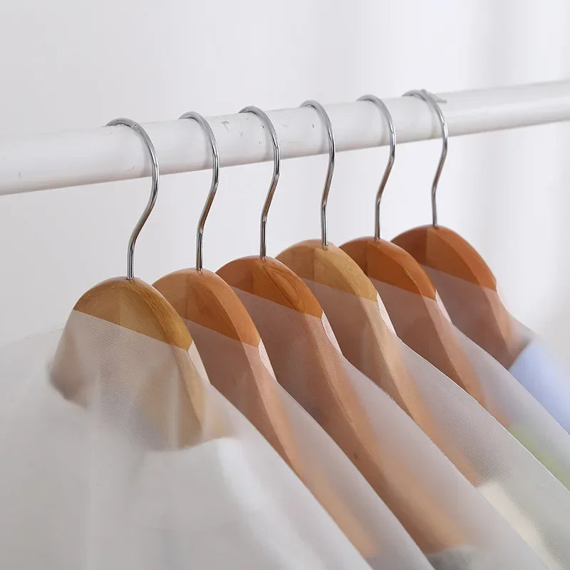 Transparent Garment Dust Cover Bag – Hanging Wardrobe Organizer for Suits, Dresses, Coats & Clothes