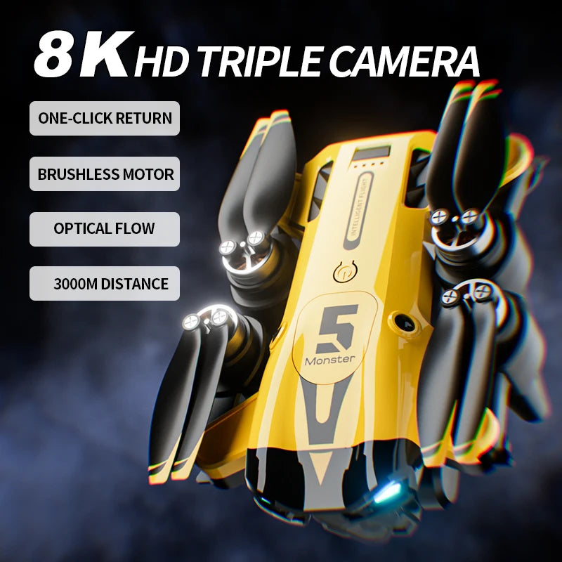 Next-Level Aerial Mastery: Ultra HD Drone with 8K Camera & Precision Control