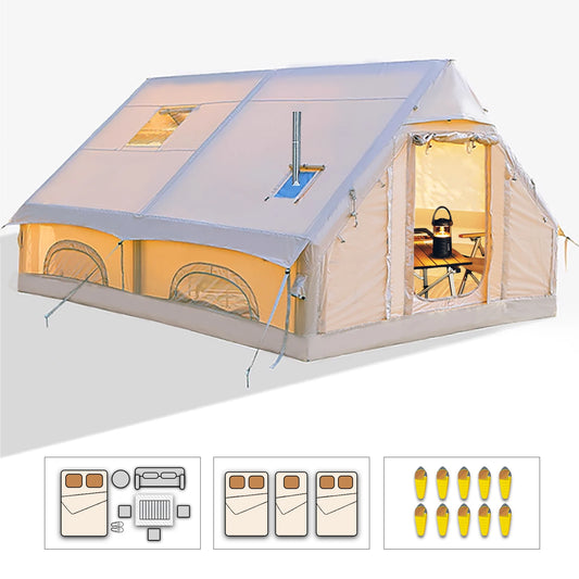 Inflatable Tents for Camping,Large Inflatable Camping Tent with Hand Pump,Inflatable Tent,Easy Setup Tents for Camping Portable