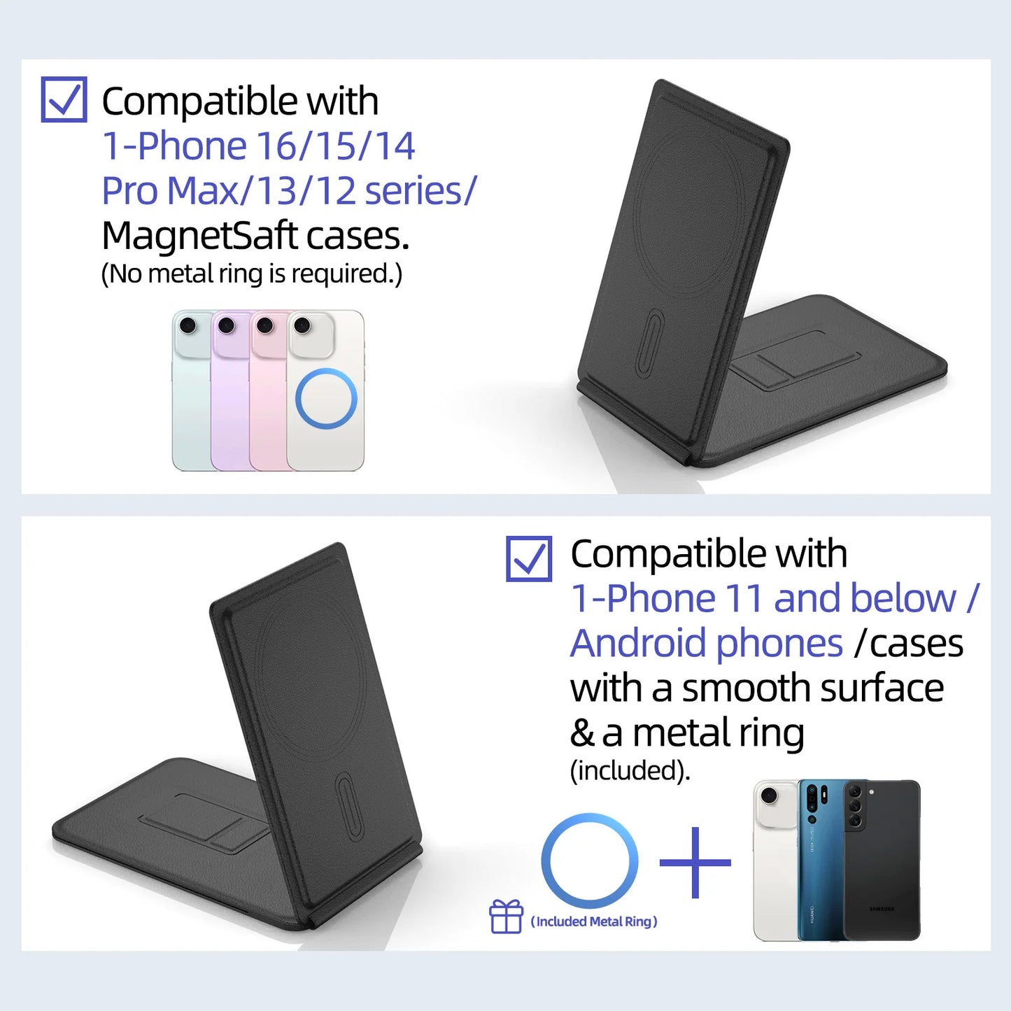 Adjustable Magnetic Phone Tripod Stand – Hands-Free Stability for iPhone & Android