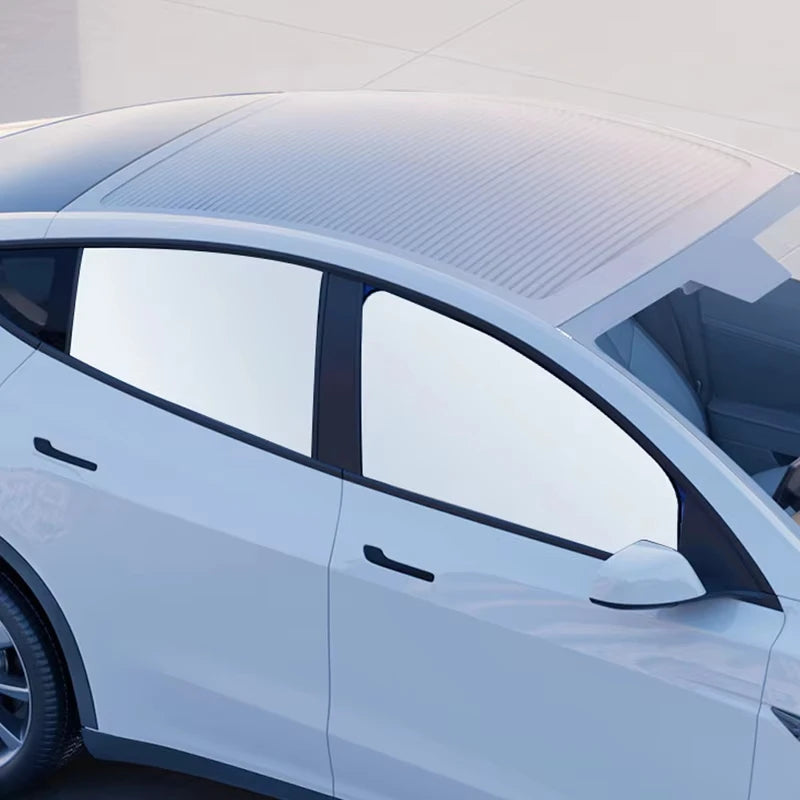 Magnetic Car Side Window Sun Shades – Double-Sided UV Protection Curtains for All Seasons