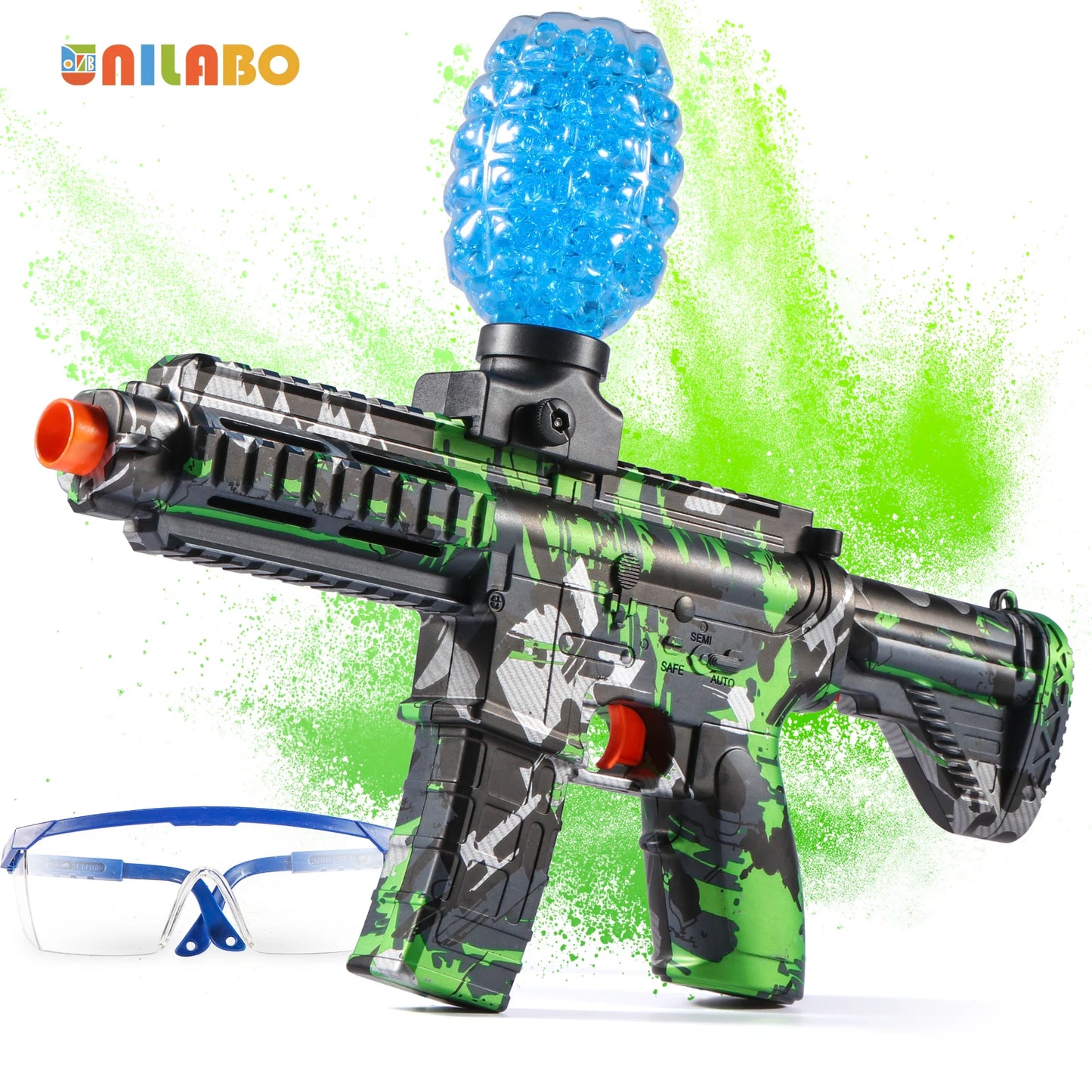 🔫 M416 Electric Ball Blaster Toy Gun
⚡ High-Speed • Metallic Finish • Rechargeable Power