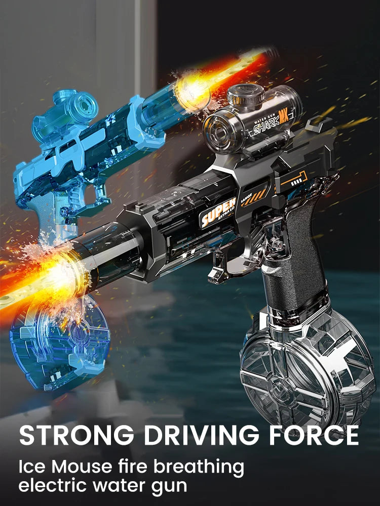 High-Pressure Electric Water Gun for Kids – Automatic Burst Blaster for Pool, Beach & Outdoor Summer Fun