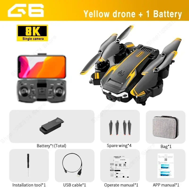 5G GPS Drone with 8K Dual Camera – Pro Aerial Photography Quadcopter with Obstacle Avoidance