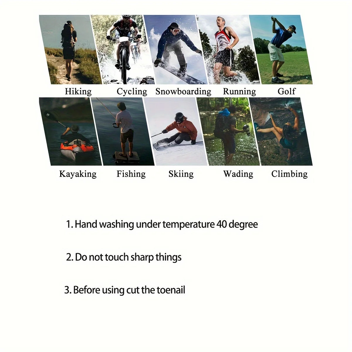 All-Weather Waterproof Outdoor Socks – Breathable, Thermal & Windproof for Hiking, Camping, Skiing & Winter Sports