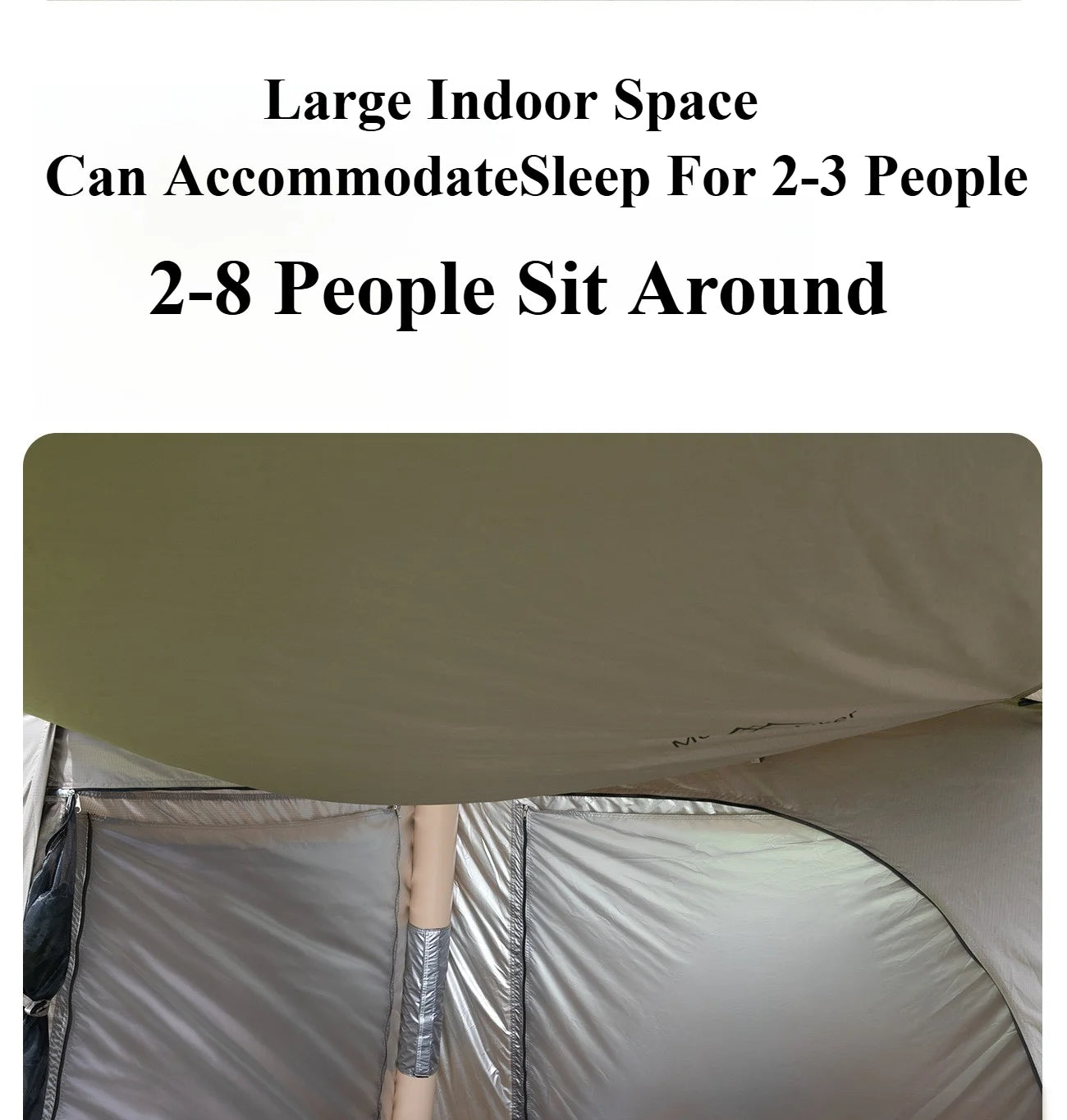 ποΈ MOUNTAINHIKER Inflatable Cottage Tent β Spacious 3β4 Person Quick-Setup Camping Shelter with Canopy