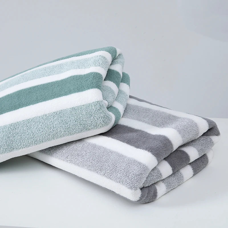 Soft Thickened Absorbent Bath Towel – Plush Face & Body Towel for Home Use