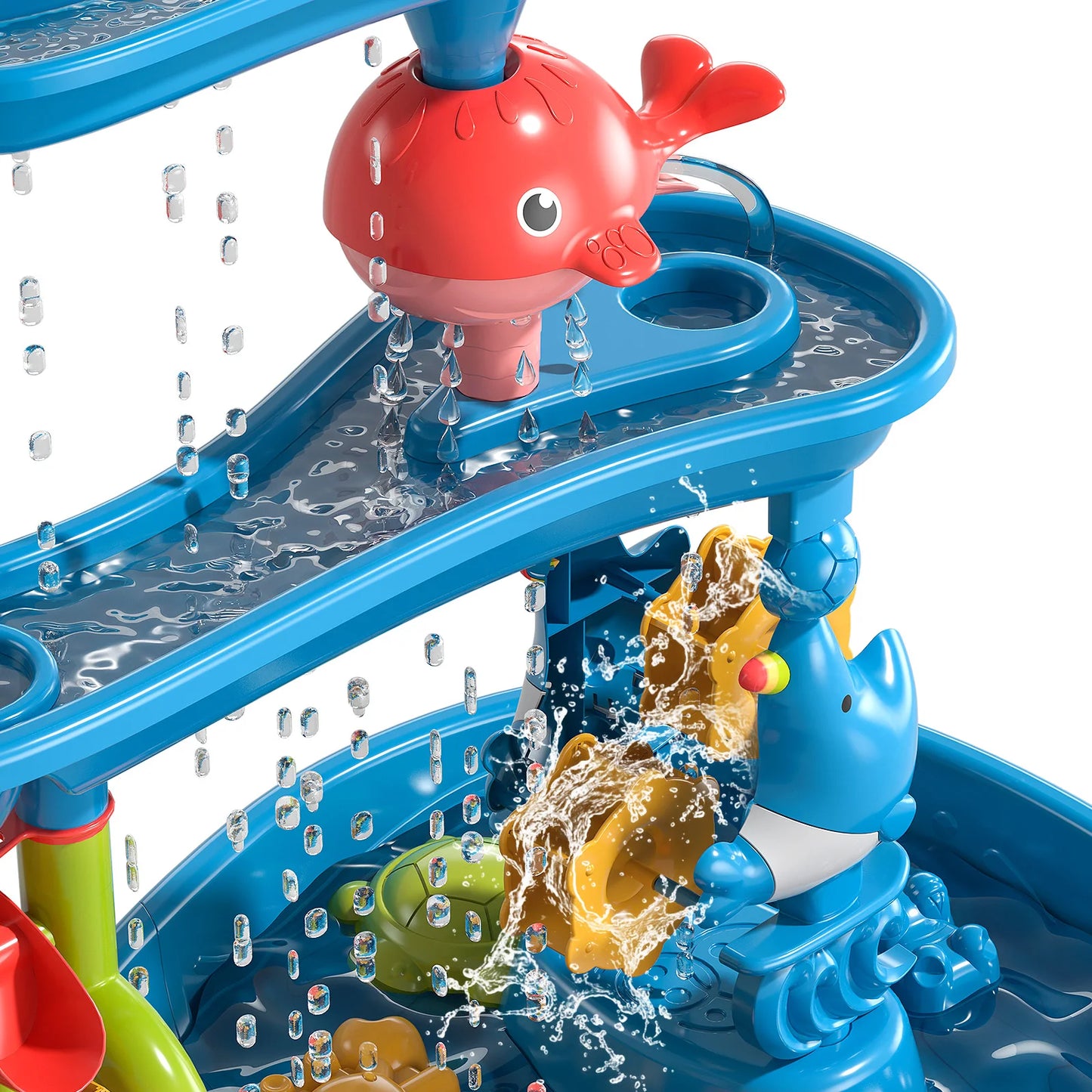 Children’s Sand & Water Play Table – Outdoor DIY Beach Toy Set for Kids Ages 3–5