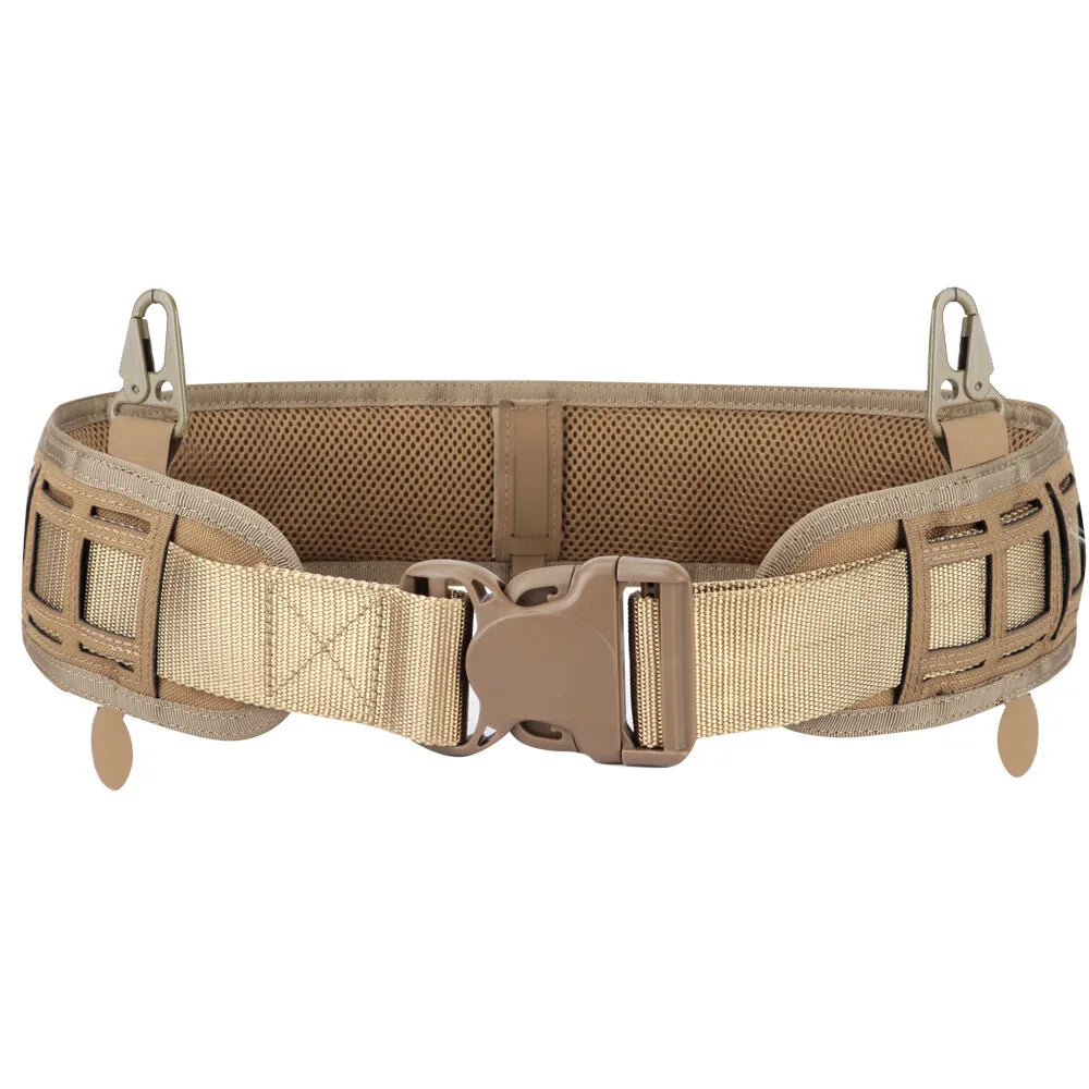Adjustable Tactical Belt with Padded Molle System – Quick-Release Outdoor Nylon Waist Belt for Hunting & Sports