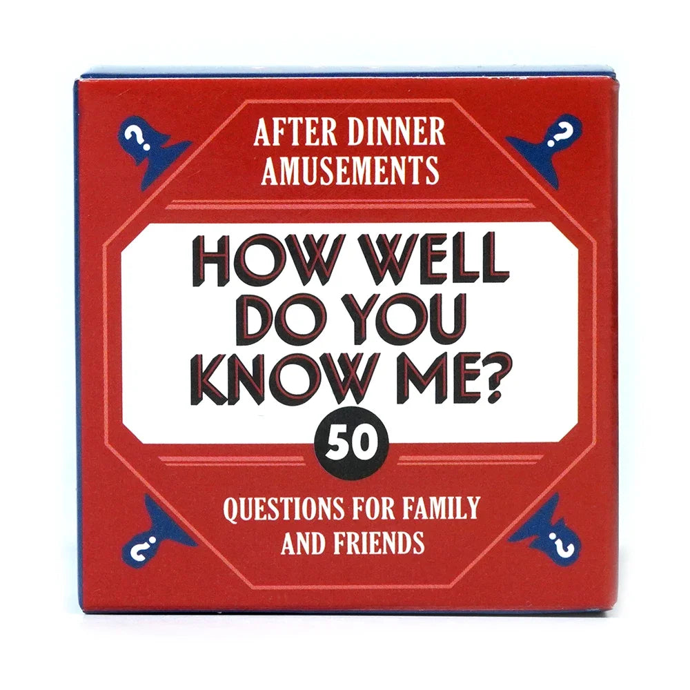 How Well Do You Know Me? – Fun & Revealing Game for Friends, Couples, and Family Nights