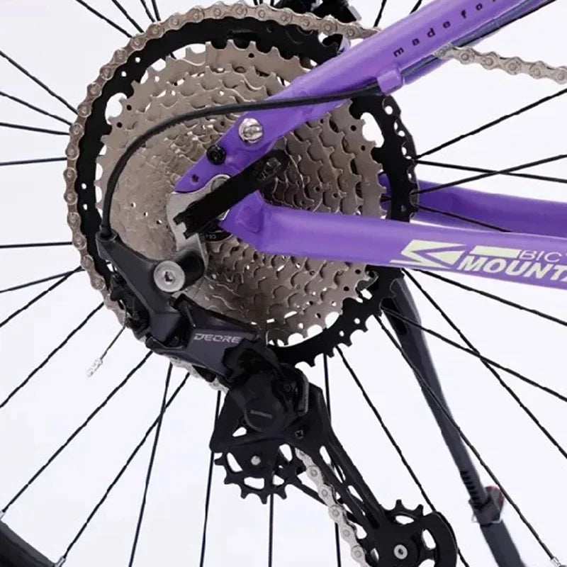 26/27.5-Inch Full Suspension Mountain Bike – 11-Speed Soft Tail with Hydraulic Brakes for Adults