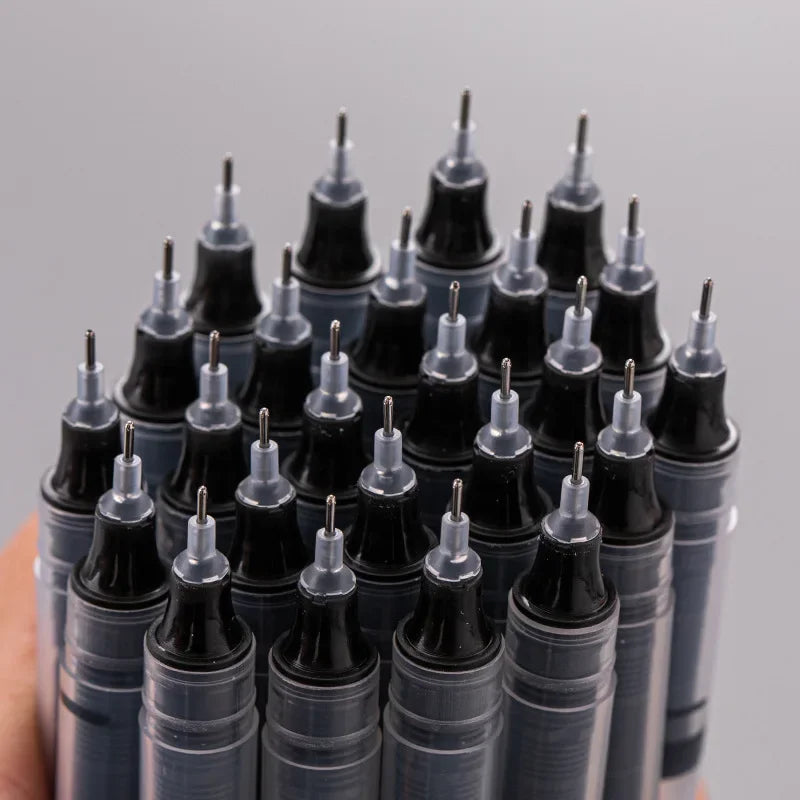 10-Piece Set of Smooth Needle-Tip Gel Pens – Vibrant, Precise, & Perfect for School or Office
