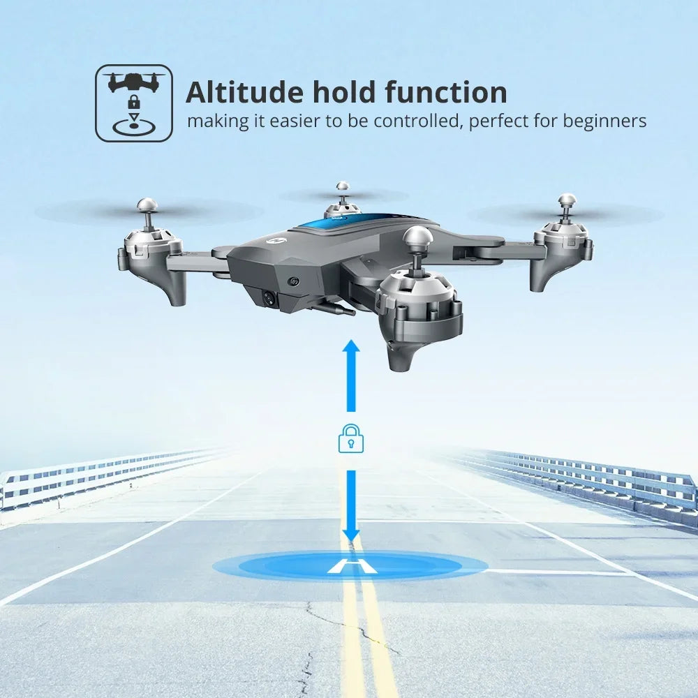 Deerc D10 Drone with 1080P FHD Camera – FPV Quadcopter with Gravity Control, Altitude Hold, Headless Mode & 2 Batteries + Case