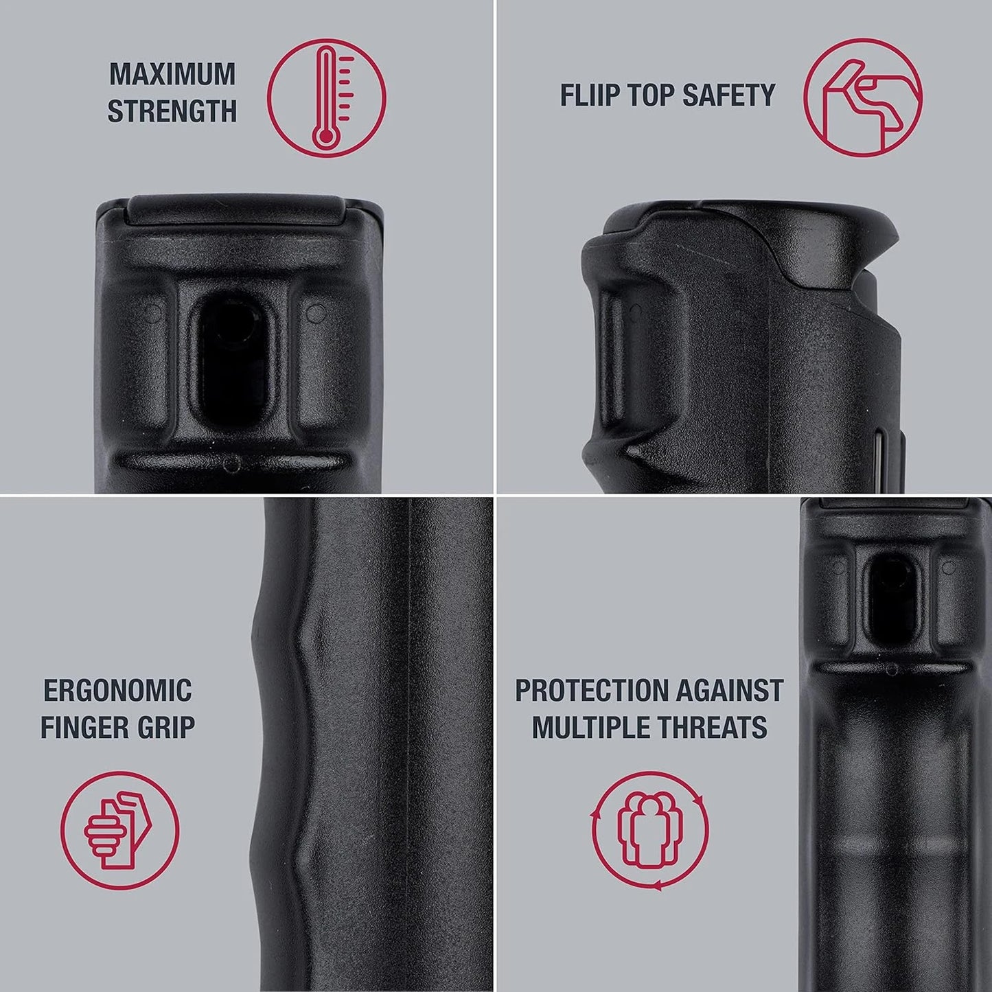 Pepper Spray Bottle with Plastic Case – Self-Defense Tool for Women, Car & Emergency Use