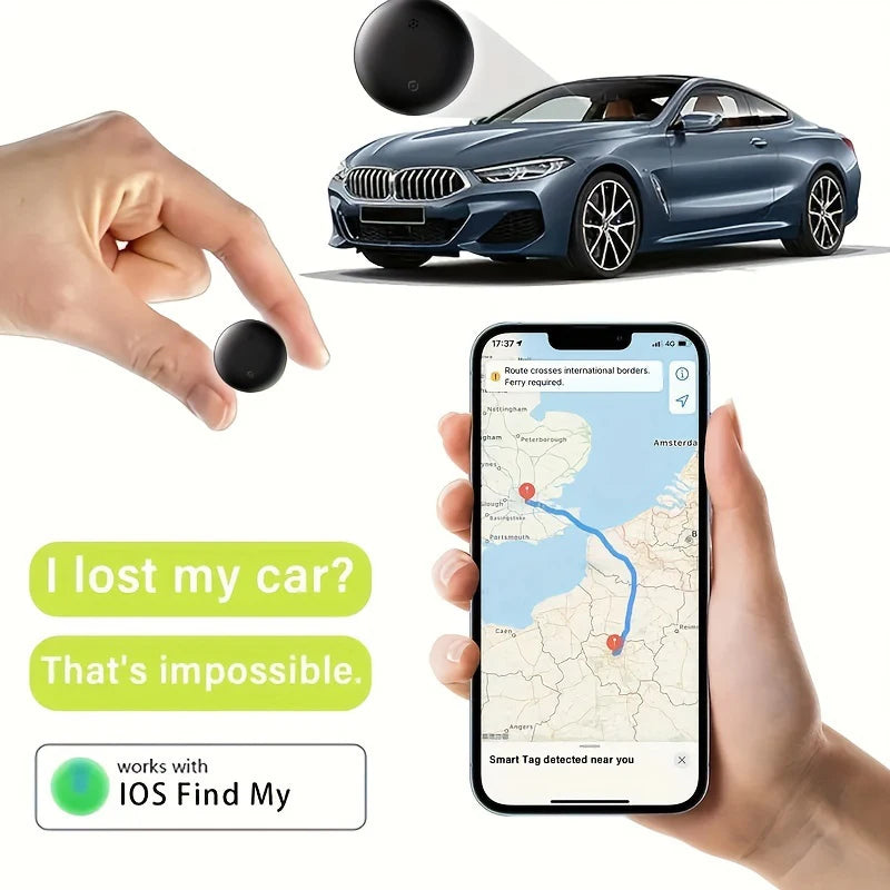 4PCS Smart iTag Global Locator GPS Tracker Works with iOS Find My APP Anti-lost Finder Locator for Keys Wallet Car Pet Luggage