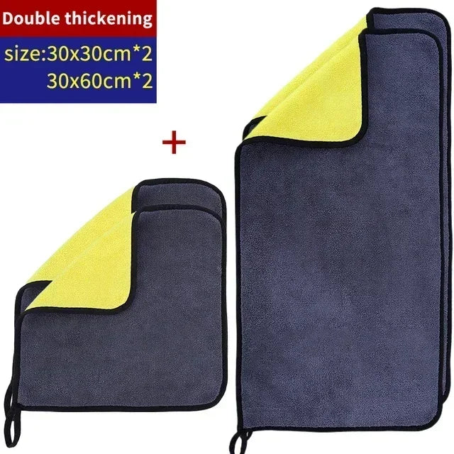 🧽 5Pcs Premium Microfiber Car Wash Towels
30x30cm / 60x30cm | Ultra-Soft | Scratch-Free | High-Absorbency