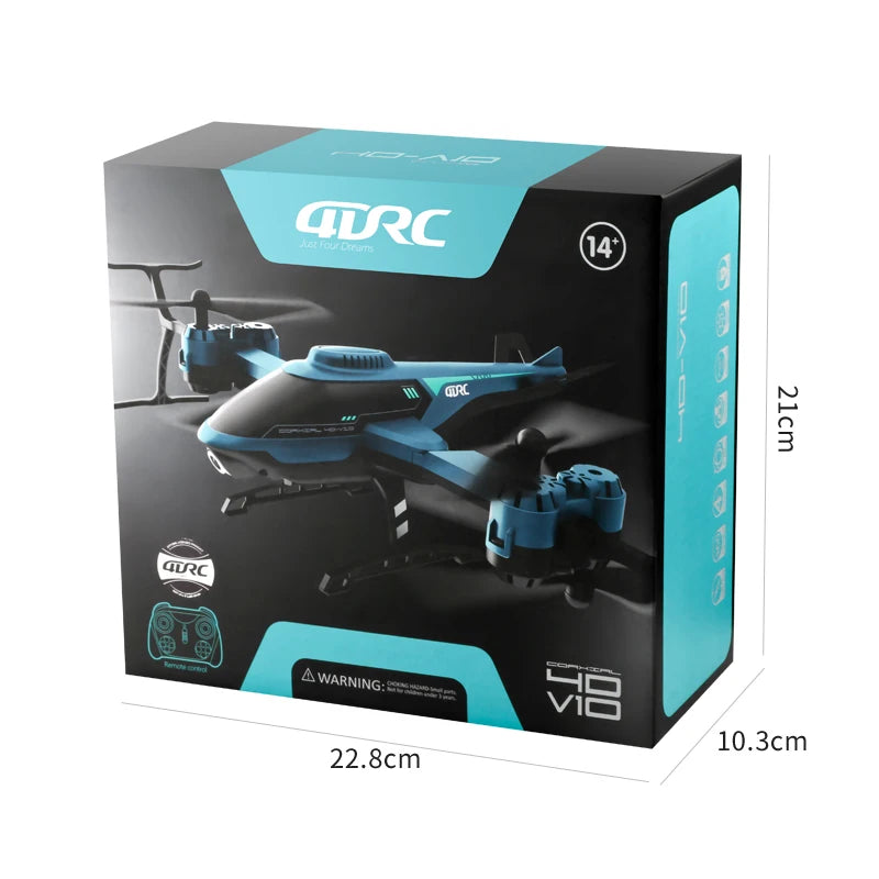 Capture Stunning Aerial Views: 4DRC V10 Mini Drone with 4K HD Camera & FPV