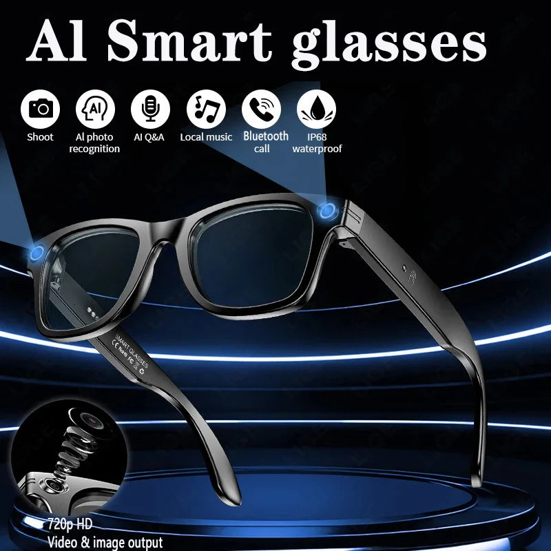 πΆοΈ Smart Glasses with Camera | AI-Powered Multifunction Wearable
πΈ Video & Photo Recording | π§ Bluetooth Calling | π AI Voice Translation | π¦ IP65 Waterproof