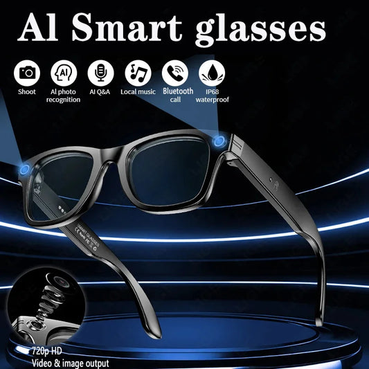 š¶ļø Smart Glasses with Camera | AI-Powered Multifunction Wearable
šø Video & Photo Recording | š§ Bluetooth Calling | š AI Voice Translation | š¦ IP65 Waterproof