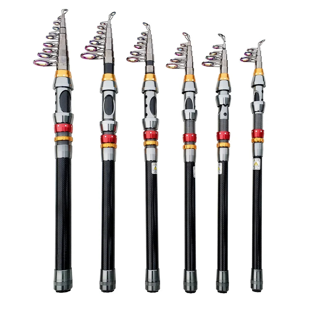 🎣 Telescopic Carbon Fiber Fishing Rod & Spinning Reel Combo Kit
Super Hard Build • Compact Design • Max Strength for Big Catch
