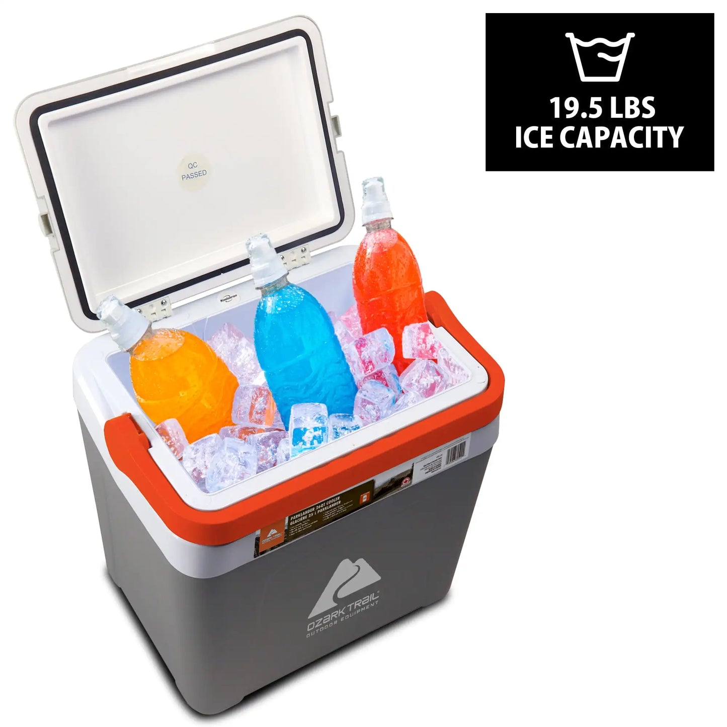 π§ 26 QT Hard-Sided Portable Ice Chest Cooler β 25L, 32-Can Capacity (Grey)
Rugged β’ Reliable β’ Ready for Any Adventure