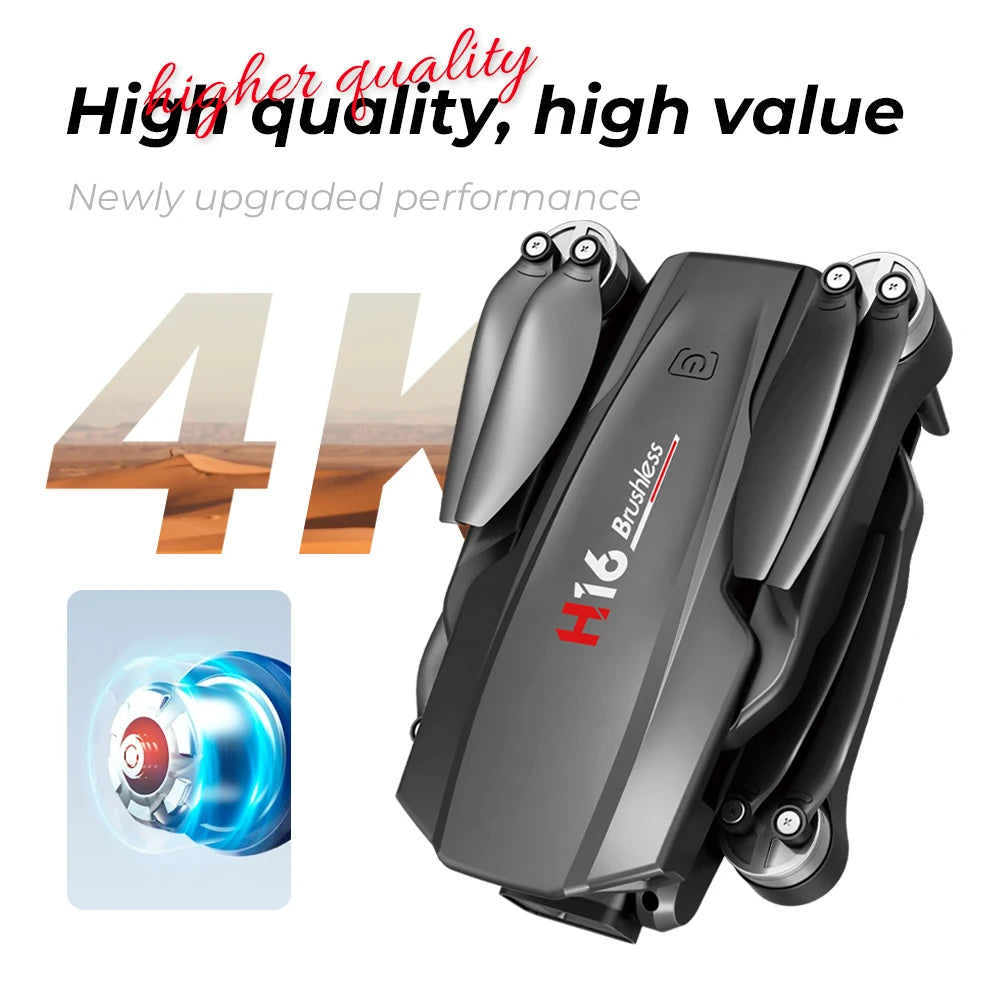 Drone with Camera 4K Adult Drone for Kids Beginner Foldable RC Quadcopter Drone, FPV Mini Drone Transmission with 50Mins Flight