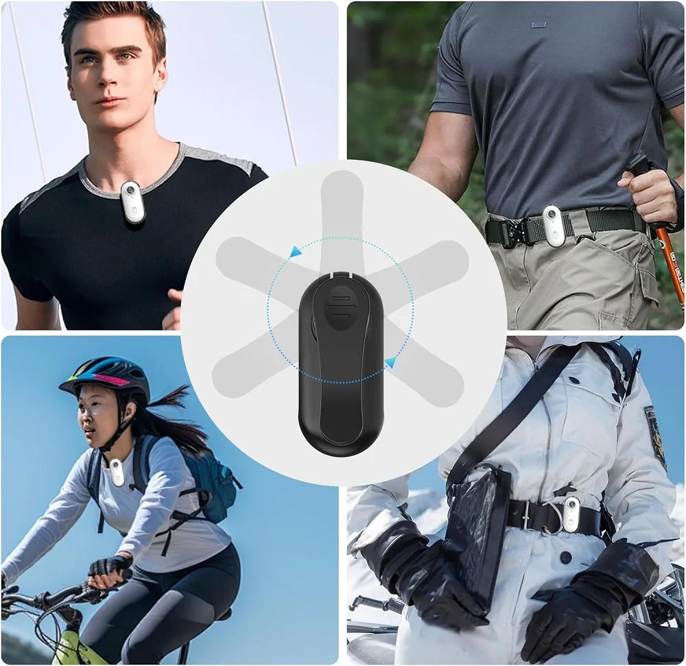 4K Wireless Pet Collar Camera – HD Video Recording Action Cam for Dogs & Cats, Outdoor Adventure or Gift Idea