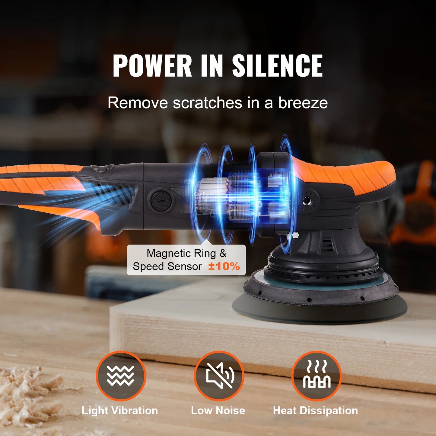 π SucceBuy 6-Inch Electric Dual Action Car Buffer & Polisher Kit
Variable Speed | Random Orbital | Detachable Handle | Waxing & Polishing Kit