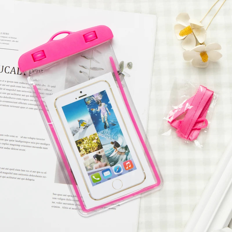 Floating Waterproof Phone Case – Airbag Swim Bag Cover for iPhone, Samsung, Xiaomi & More