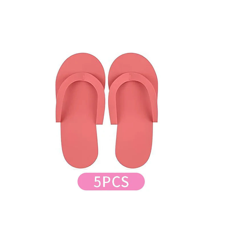 Disposable Foam Pedicure Slippers – Multi-Color Spa Flip Flops for Women, Ideal for Nail Salons & At-Home Use