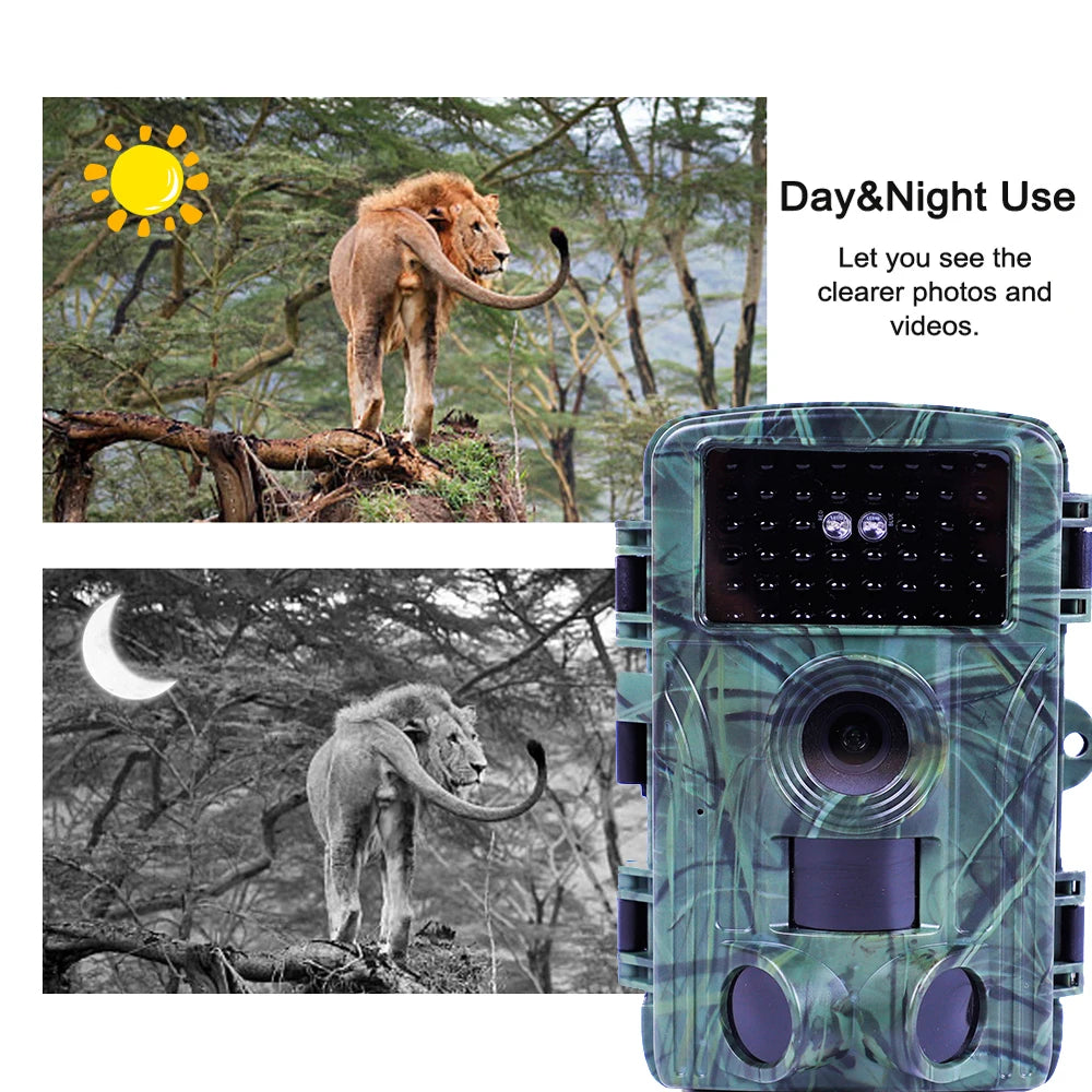 4K Wildlife Trail Camera – 60MP/30MP, WiFi Live Stream, Night Vision, Waterproof Outdoor Hunting & Photo Trap Cam